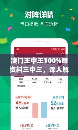 三中三澳門，探索神秘之地，揭示獨(dú)特魅力，探索神秘魅力，澳門三中三之旅揭秘獨(dú)特風(fēng)采