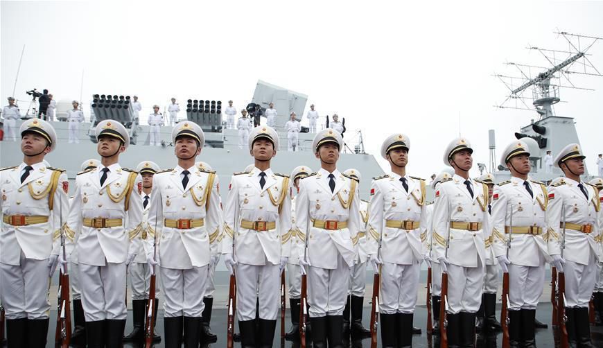 人民海軍70周年海上閱兵，壯麗航跡，榮耀瞬間，人民海軍70周年海上閱兵，榮耀瞬間，壯麗航跡展國(guó)威